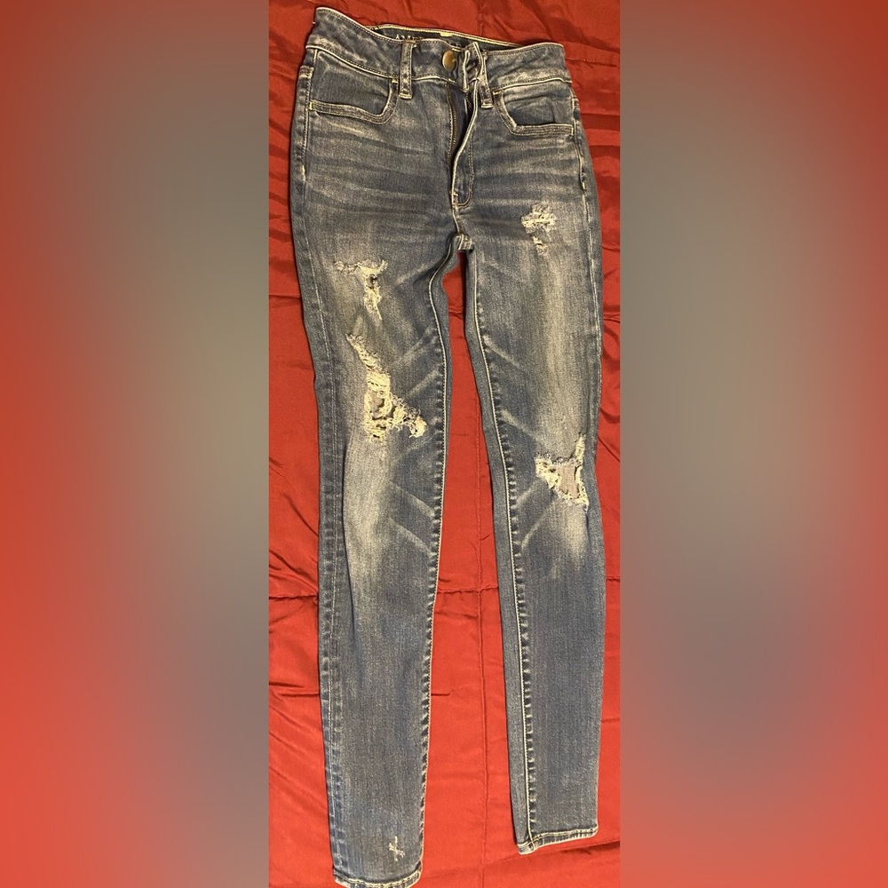 Women’s American Eagle outfitters blue denim jeans